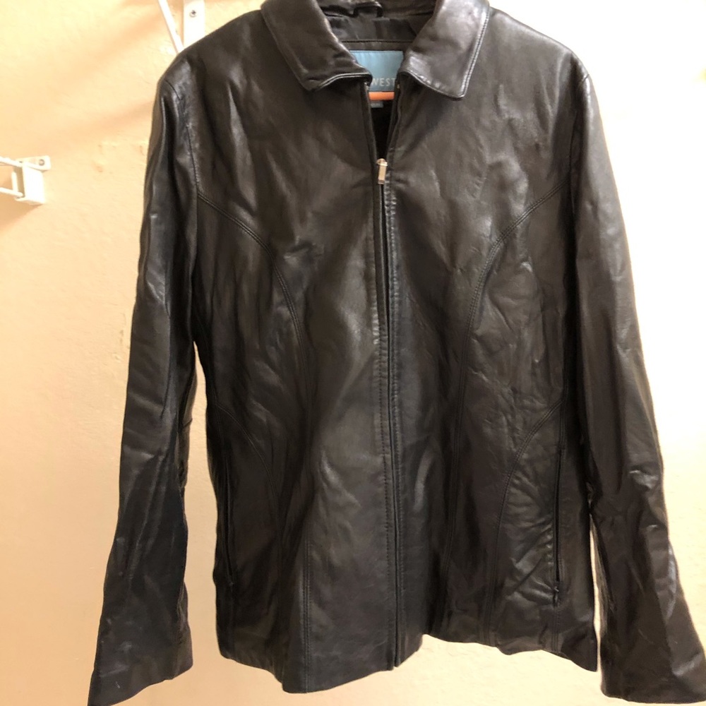 Nine West leather jacket